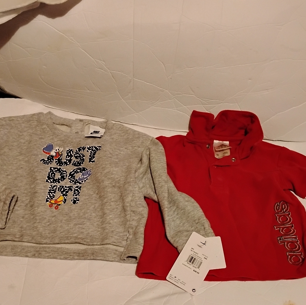 Adidas and Nike tops